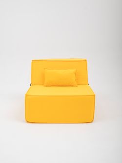 Бескаркасное кресло Topos, велюр, 100х100