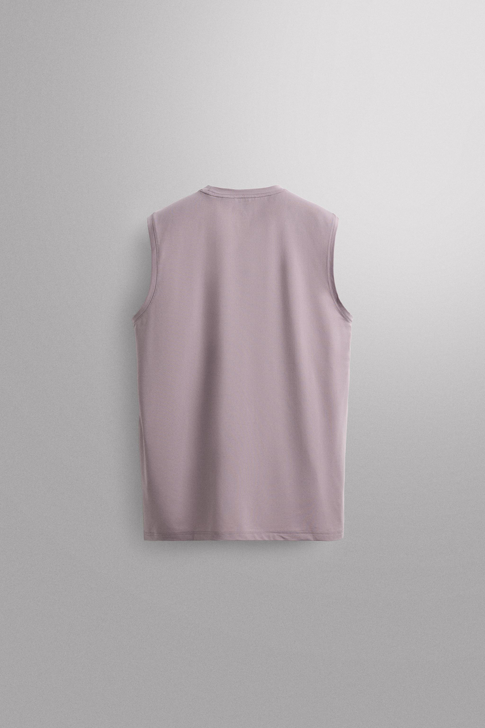 ZARA БАЗОВАЯ ТЕХНИЧЕСКАЯ ФУТБОЛКА-МАЙКА, ЦВЕТ РОЗОВОГО ДЕРЕВА