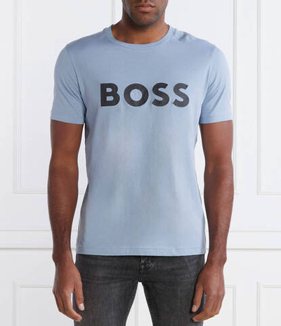 Футболка Tee 1 BOSS GREEN - голубой(50507010)