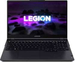 Ноутбук 15,6" Lenovo Legion 5 15ITH6 Core i5 11400H/2x8Gb/512Gb SSD/NV RTX3050Ti 4Gb/15.6" FullHD/DOS Синий (82JK000QRK)