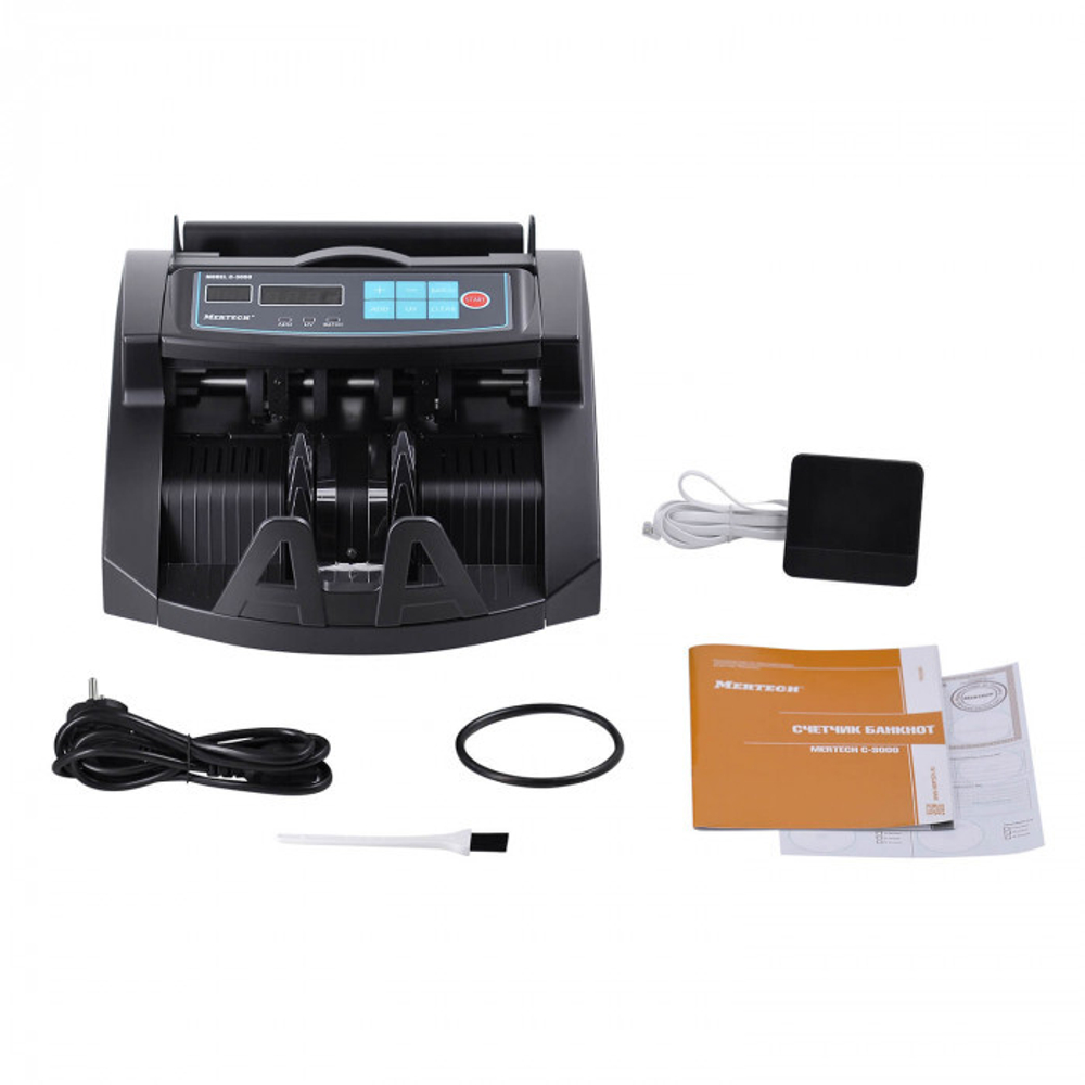 Мультивалютный счетчик банкнот MERTECH C-3000 Black