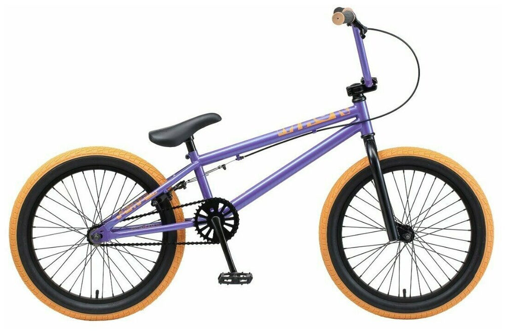 Велосипед BMX Tech Team Mack 20" 2020 фиолетовый металлик