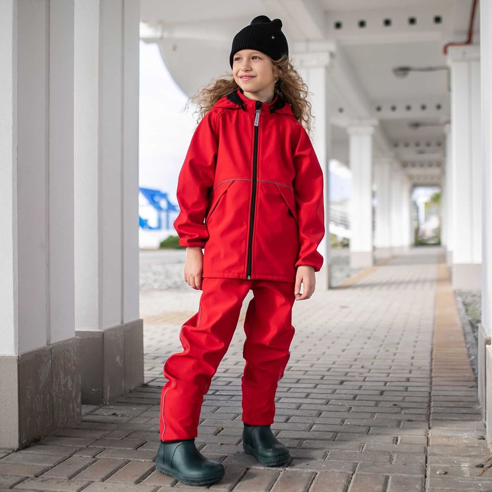 Куртка  Softshell демисезонная "Томат" подростковая