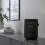 Подсвечник фонарь IKEA URSKILJA (УРСКИЛЬЯ), Черный, Металл, 22 см