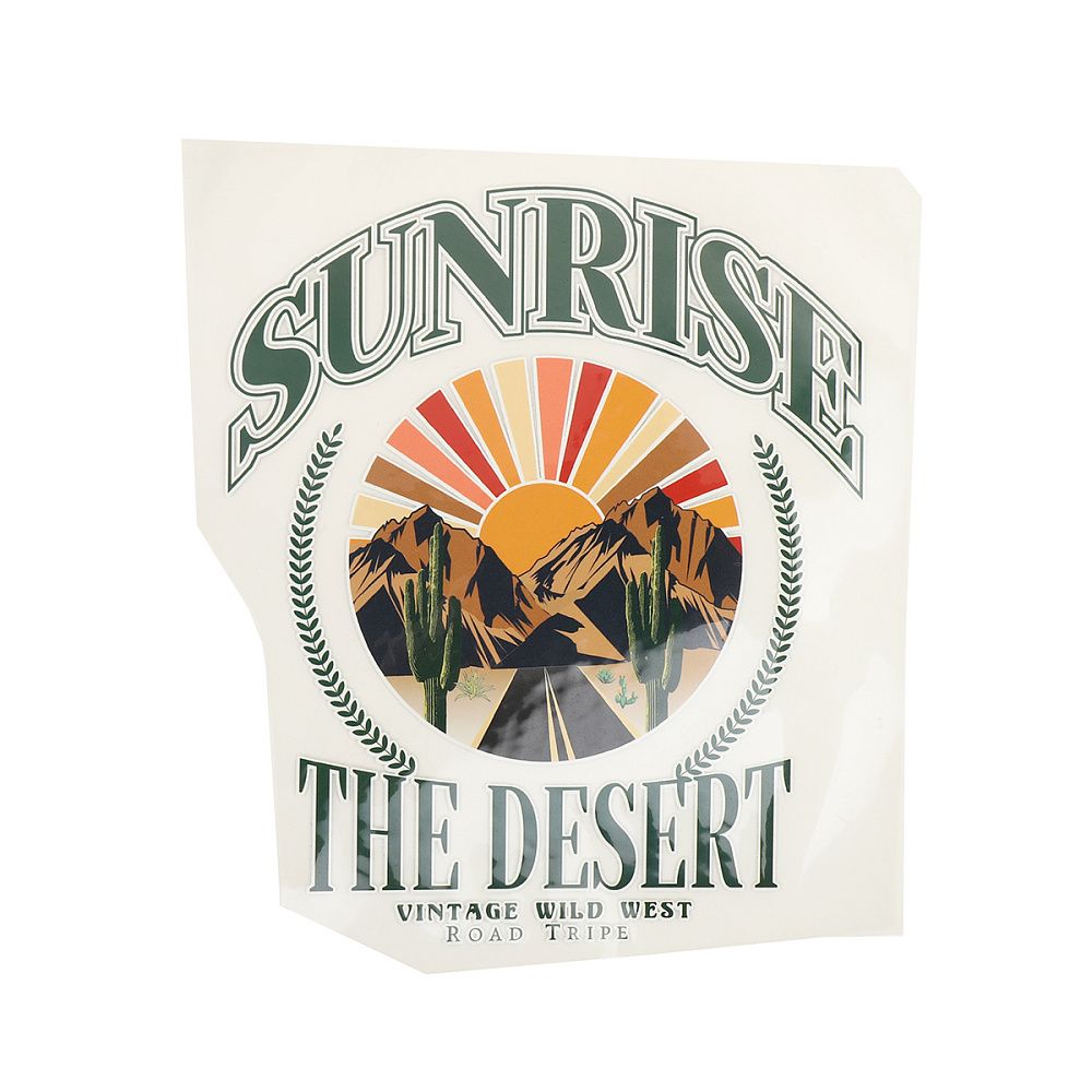Термотрансфер "Sunrise" 20х16.8 см, 10 шт