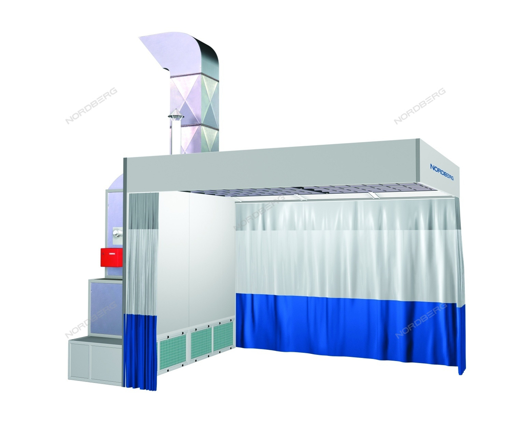 Пост подготовки к окраске с колоннами (с горелкой) NB100C COLUMN