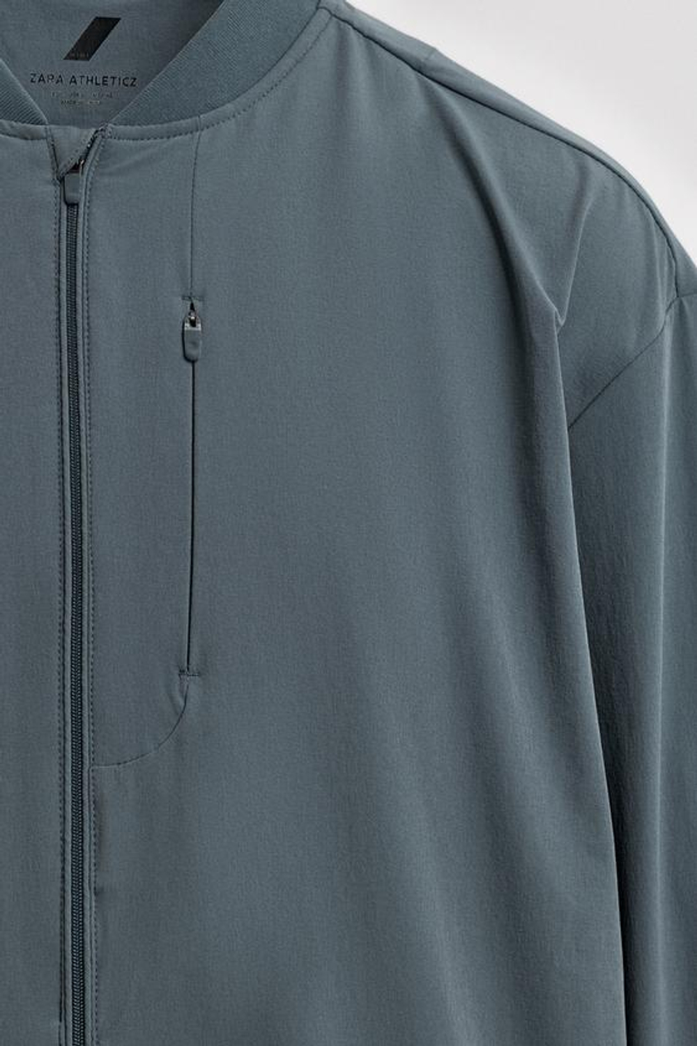 ZARA КУРТКА ДЛЯ ТРЕНИРОВОК, ВЫЦВЕТШИЙ СИНИЙ