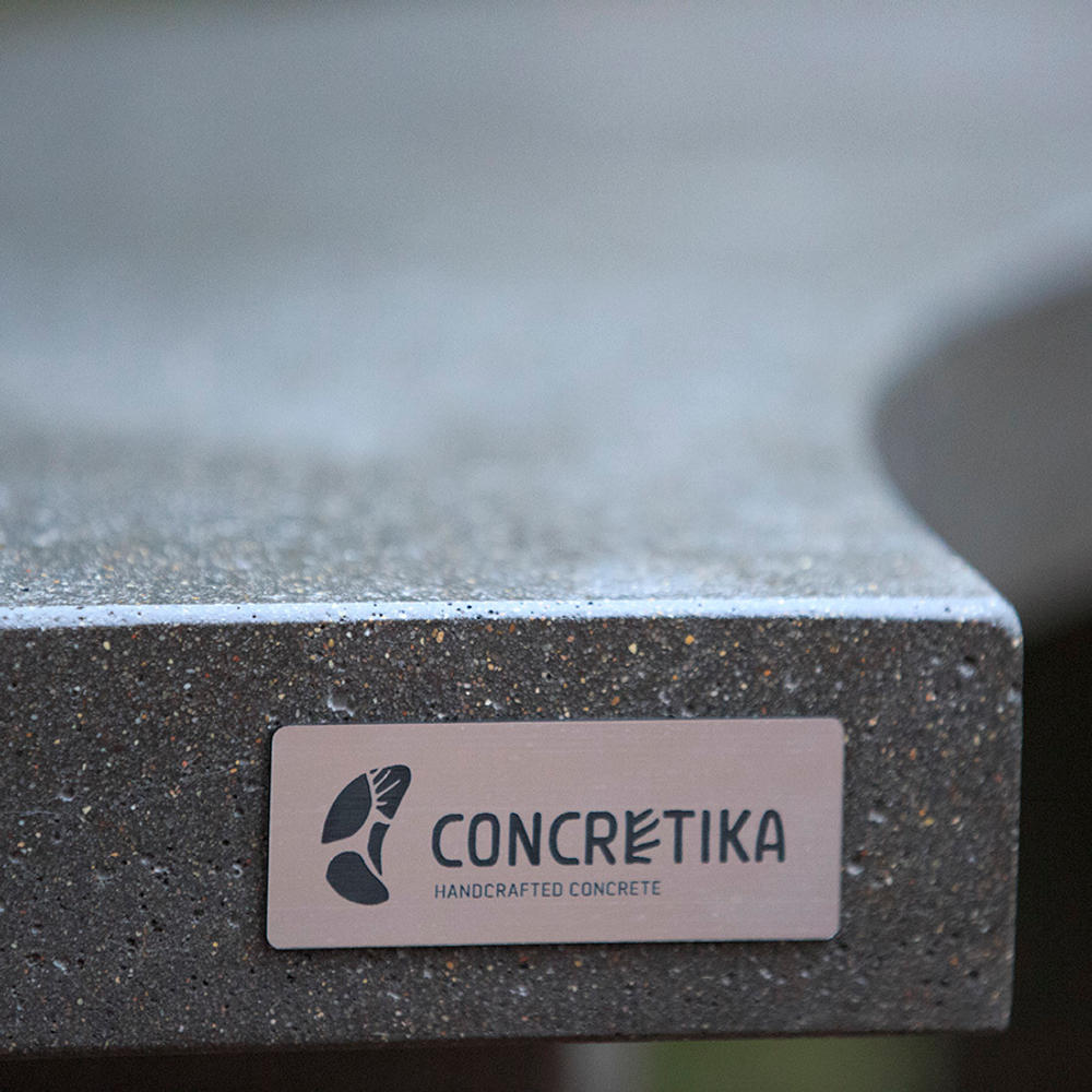 Скамья малая для костровой зоны ФОРМА 110 (Concretika)