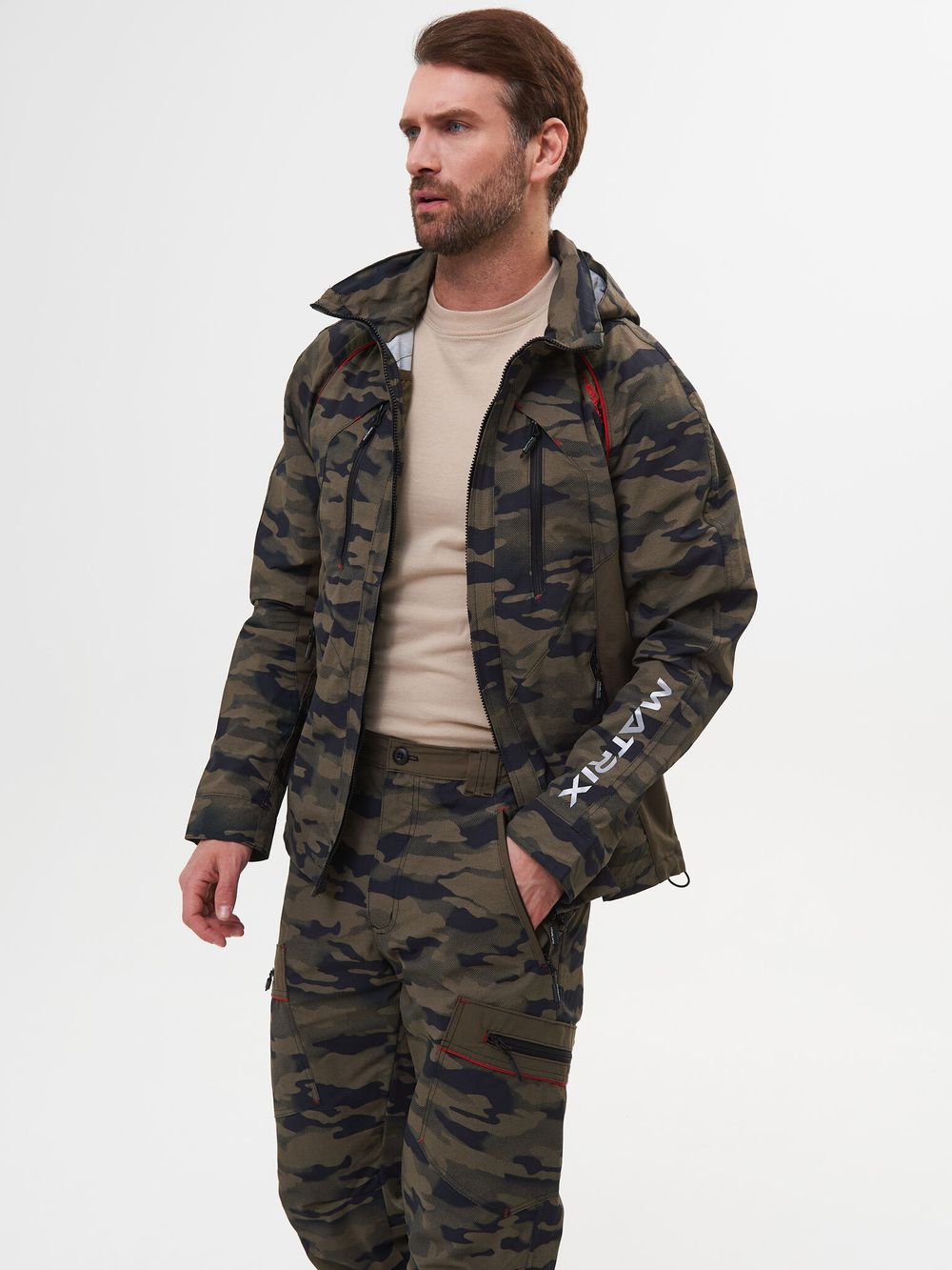 Костюм летний Матрица ткань Nylon Cotton Рип-Стоп цвет КМФ DJIN