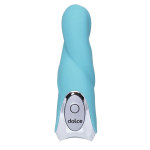 Голубой мини-вибратор 12,5см ToyFa Dolce Owen 591005