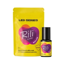 Клей фиолетовый для LED наращивания Rili Solar Violet