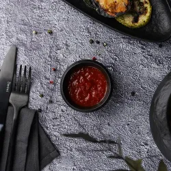 Соусник 50 мл d 6,7 см h3,4 см круглый фарфор Smooth Black Raw Stellar P.L. Proff Cuisine [10]