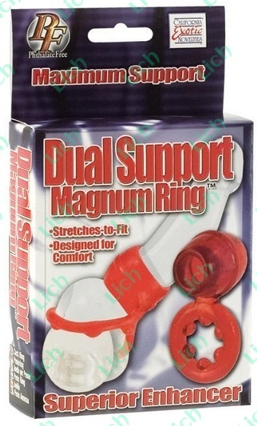 Клубничное эрекционное кольцо MAGNUM RING