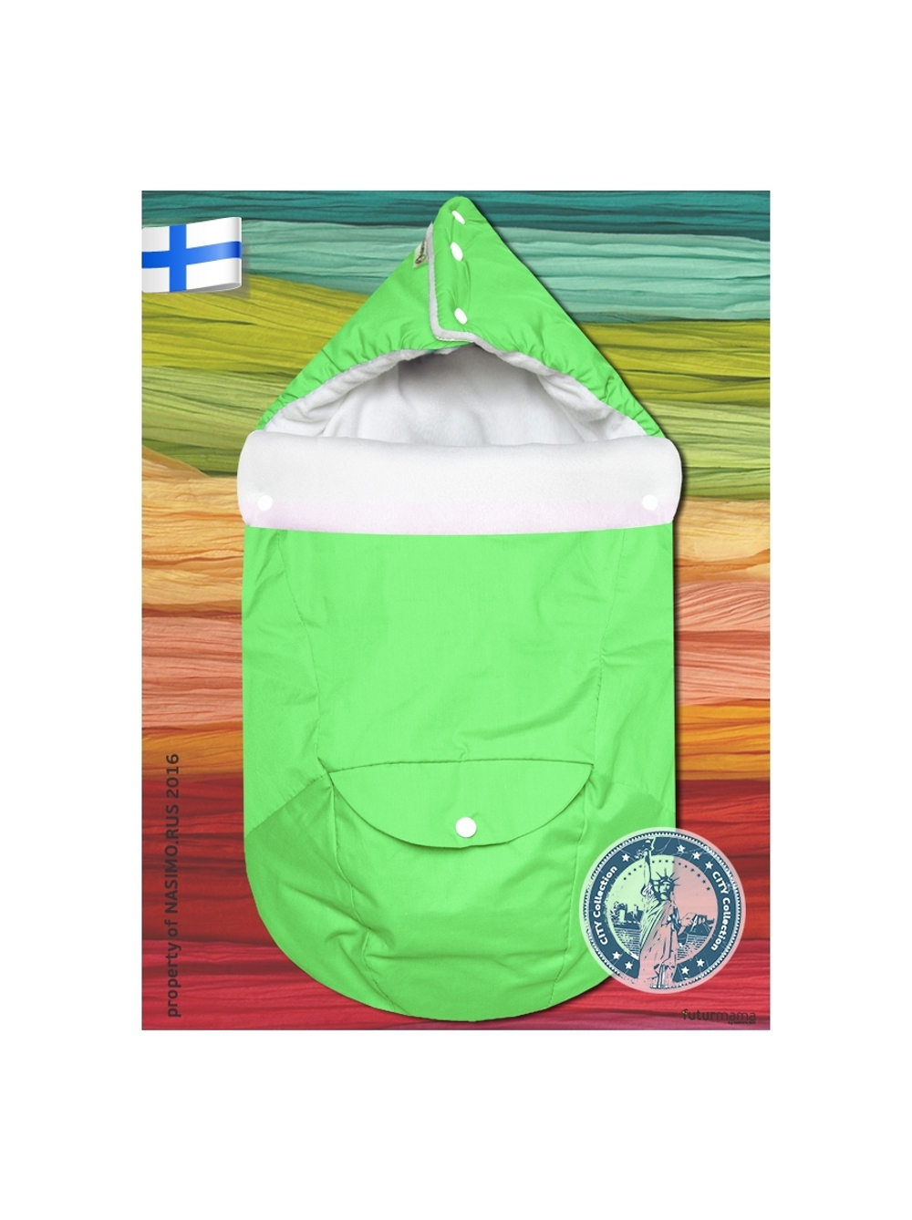 Конверт для автокресла Futurmama Lime