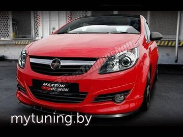Диффузор переднего бампера OPC line Opel Corsa D