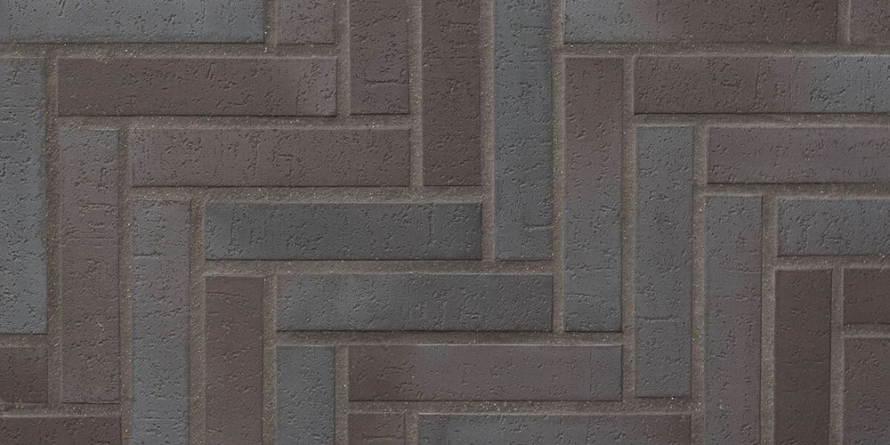 Stroeher, Spaltklinker, metallic schwarz - цвет 336, 240x52x15-new - Клинкерная тротуарная брусчатка