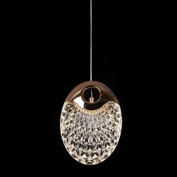 Подвесной светильник 5W 4000K A2095SP-1GO золотистый/прозрачный Vitoria Arte lamp