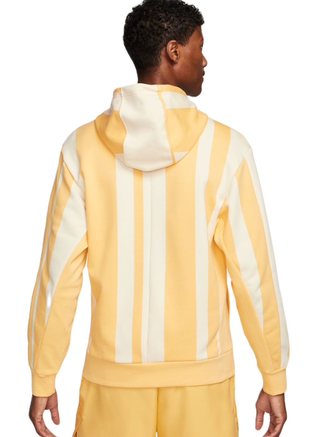 Мужская теннисная кофта Nike Court Heritage Dri-Fit Fleece Tennis Hoodie - желтый