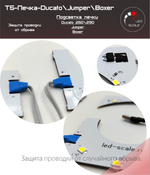 Светодиодная плата для блока печки моделей Ducato, Jumper, Boxer - белый