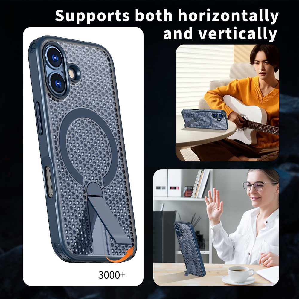 Прозрачный чехол Mesh Pro Magnetic Case для iPhone 17