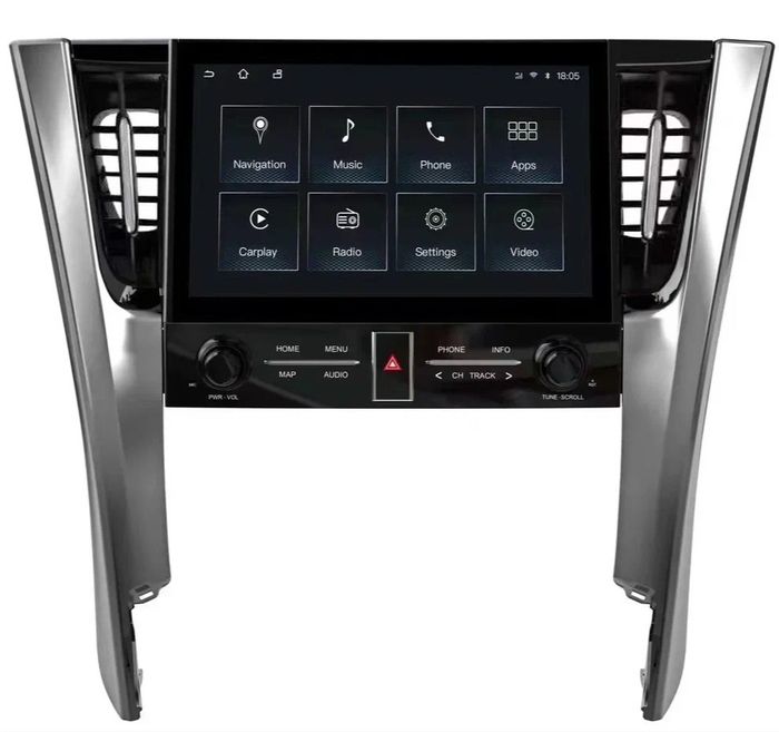Магнитола для Toyota Alphard 3, Vellfire 2 H30 2015-2023 (менее 10 динамиков) - Kuberg KP-T1101L на Android 10, Быстрая, 4G SIM-слот, CarPlay