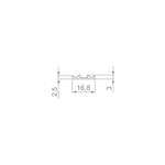Декоративная крышка SLD.Scope 17/3/3200 cover AL (3,2 м)
