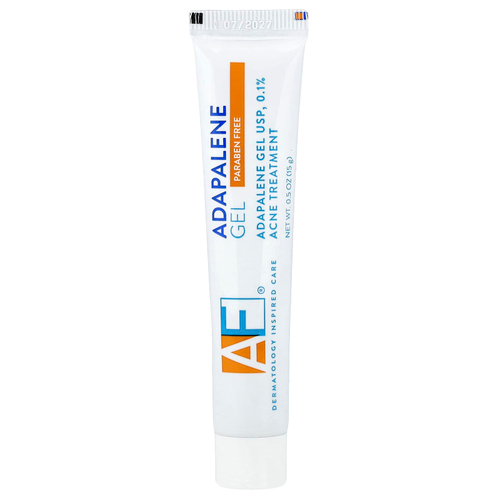 ACNE FREE, Гель адапален USP, 0,1%, средство от акне, 15 г (0,5 унции)