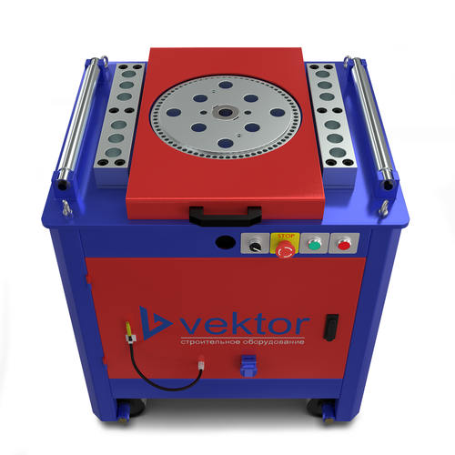 Станок для гибки арматуры Vektor GW42SA с доводчиком - [3 кВт / до 40 мм / с концевиком]
