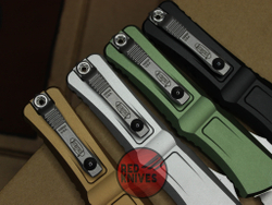 Нож Microtech Troodon 3 BOWIE Green - рукоять зеленый алюминий