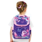 Ранец ПИФАГОР BASIC, с эргономичной спинкой, "Butterflies", 35х28х18 см, 270683