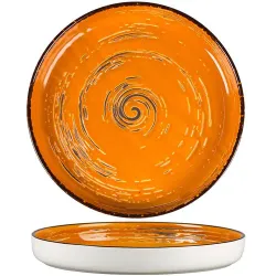 Тарелка с бортом d 23 см h3 см Texture Yellow Circular P.L. Proff Cuisine [6]