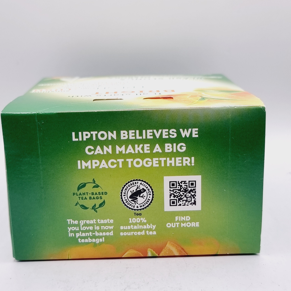 Чай зеленый Lipton Мандарин и Апельсин, 20 пирамидок, 36 г (из Финляндии)