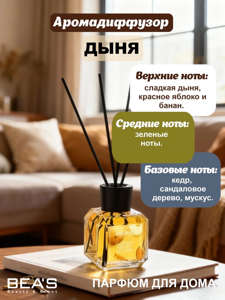 Фото товара Ароматический диффузор для дома BEA'S "Melon" (Дыня) 120 ml