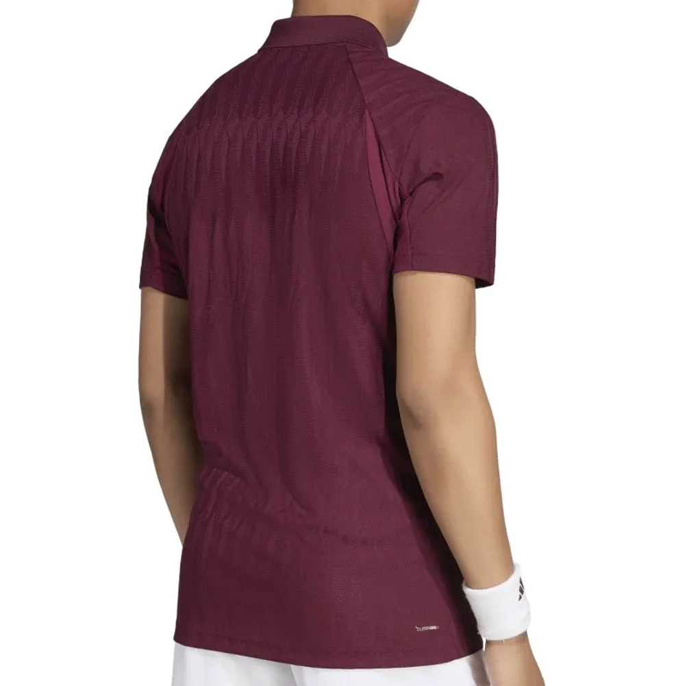 Мужское теннисное поло Adidas Freelift - maroon