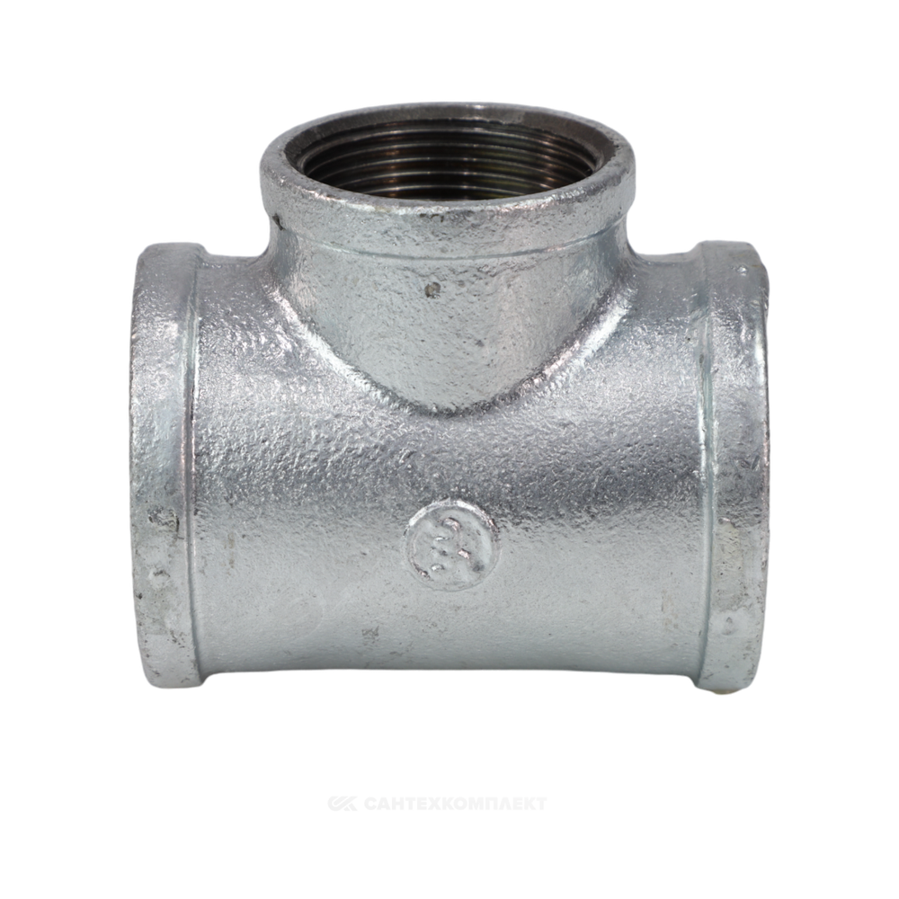 Тройник переходной чугун оц Ду 32х15 (1 1/4"х1/2") ВР/ВР Fittex PLUS