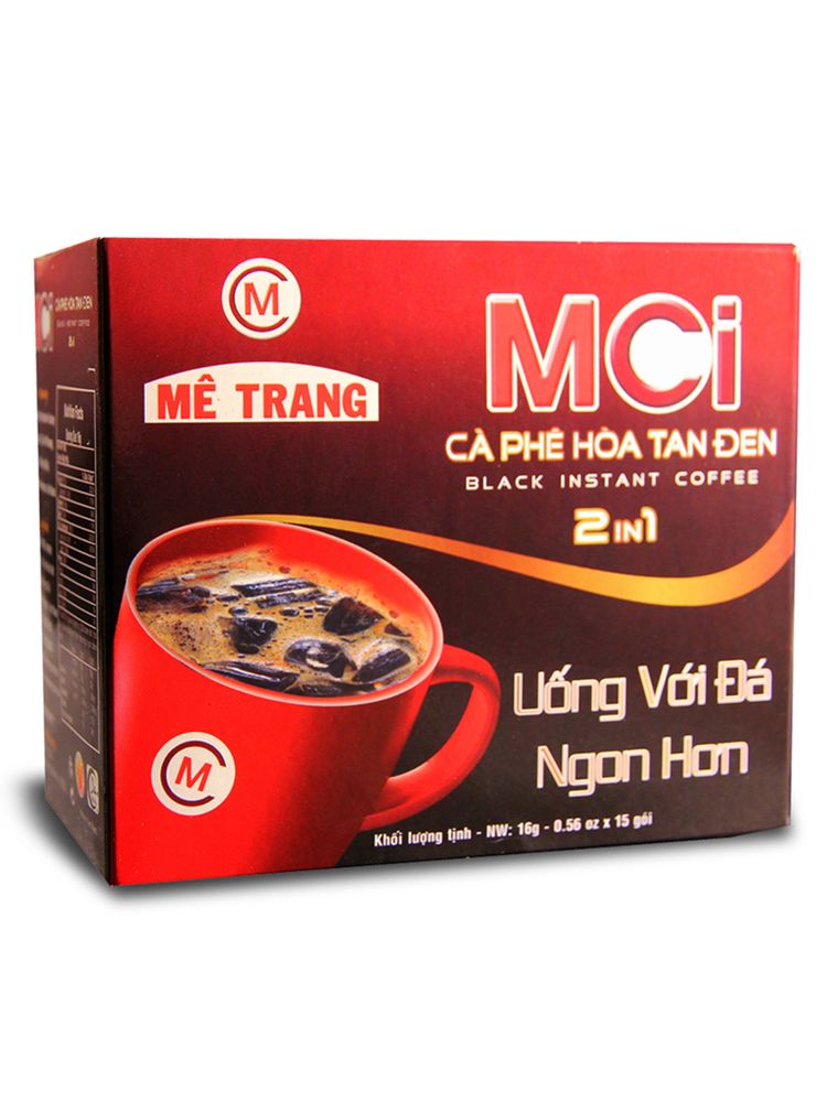 Растворимый кофе Me Trang MCI 2 в 1, в пакетиках 15 шт, 2 шт