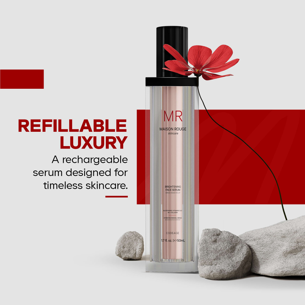 Codeage, Maison Red Skincare, осветляющая сыворотка для лица, 50 мл (1,7 жидк. унции)