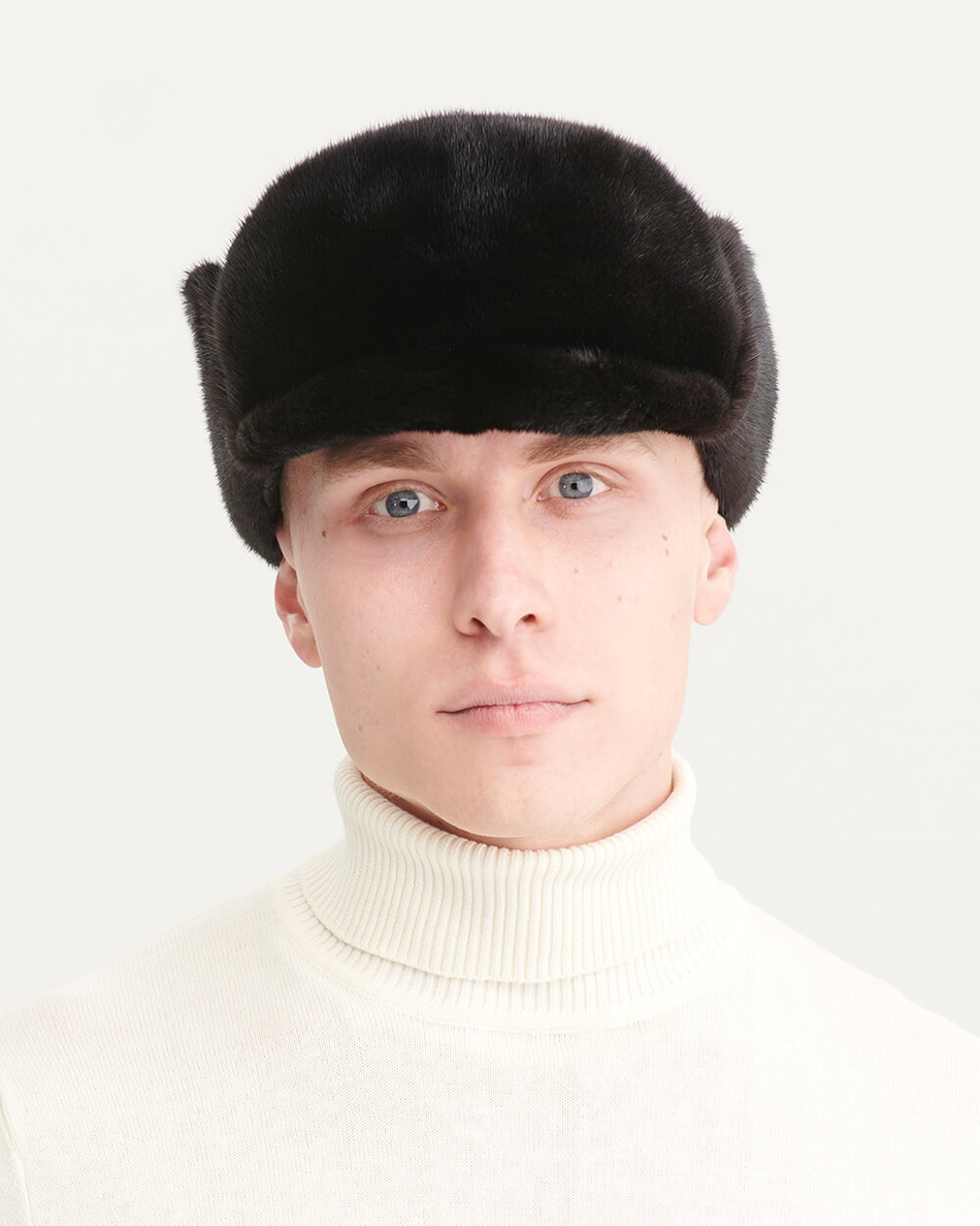 Шапка из меха норки