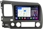 Магнитола для Honda Civic 8 4d 2005-2012 (левый руль) - FarCar BM9-2K-7373-9 монитор 9.5" 2K QLED на Android 14, Быстрая, CarPlay, 4G SIM-слот