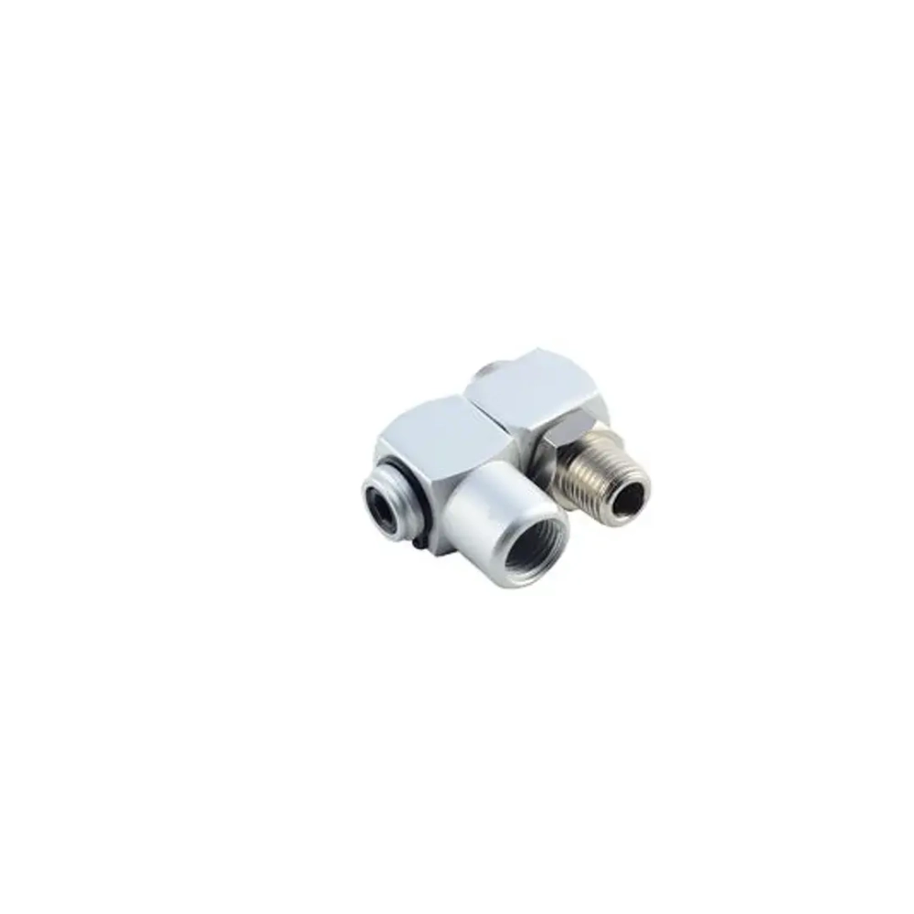 Соединитель резьбовой поворотный M1/4x F1/4''в блистере RockForce##Rock FORCE RF-SP006