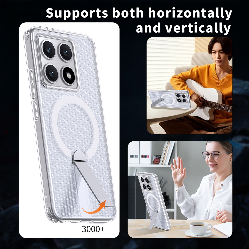 Прозрачный чехол Mesh Pro Magnetic Case для Xiaomi 14T Pro