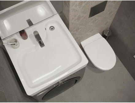 Раковина Santek Клио 60х61 с кронштейнами 1WH501780