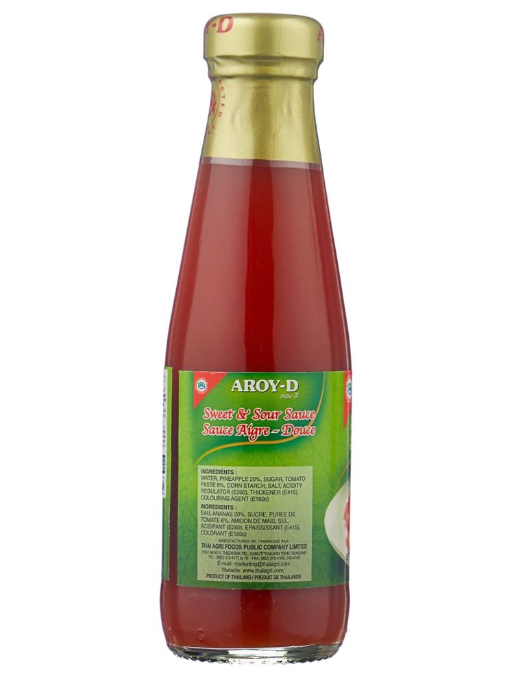 Соус Кисло-Сладкий Aroy-D Sweet &amp; sour, 215 г x 4 шт