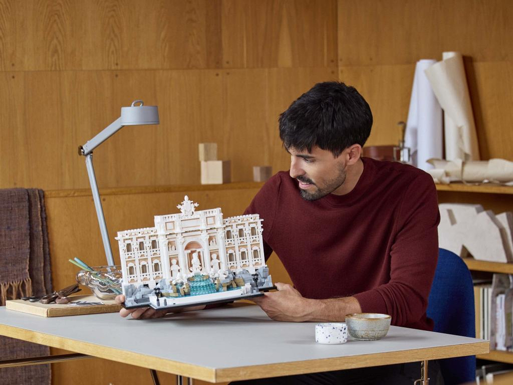 Конструктор Лего Архитектура Фонтан Треви | LEGO Architecture Trevi Fountain 21062, 1880 деталей (18+)