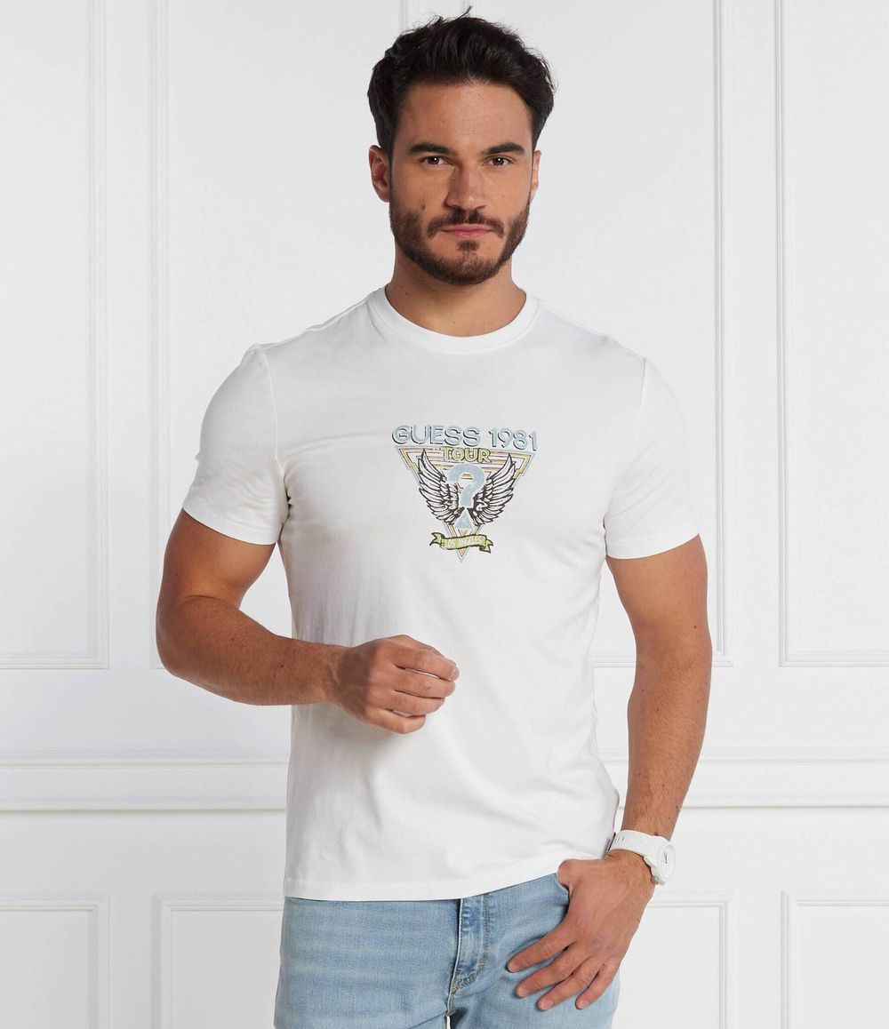 Футболка SS CN GUESS WINGS LOGO TEE GUESS - белый(M3BI30 J1314)