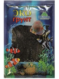Грунт для аквариума Черный кристалл 3-5мм 3,5кг