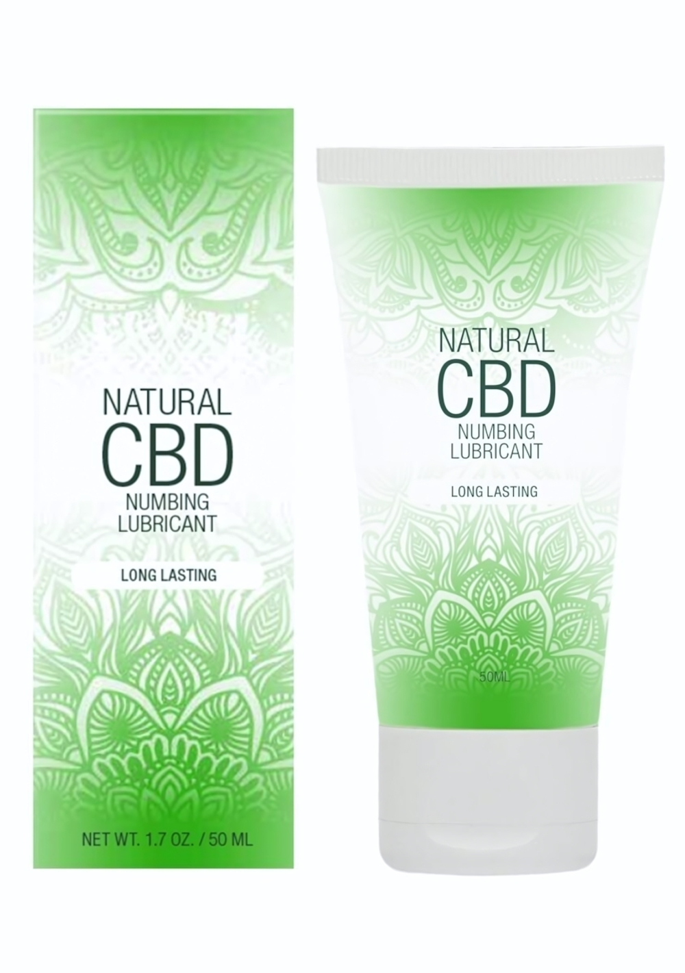 Лубрикант с пролонгирующим эффектом Natural CBD Numbing Lubricant - 50 мл.