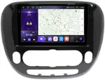 Магнитола для KIA Soul 2 2014-2019 (кондиционер, рамка глянцевая) - Kuberg SF-9740-AB QLed+2K, Android 12, Быстрая, CarPlay, 4G SIM-слот