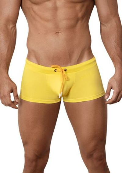 Желтые мужские плавки-боксеры Malibu Swimsuit Trunks (Размер: S) (Цвет: желтый)