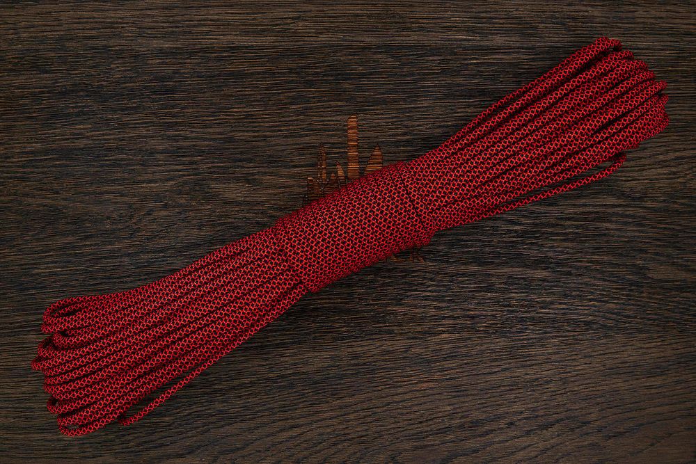 Паракорд «BlackRomb red», 1 метр